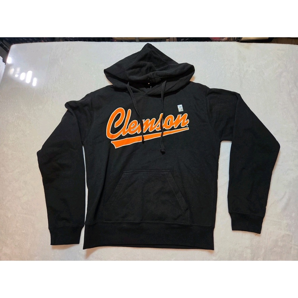 270. Clemson Tigers Black Pullover Hoodie Sweatshirt Adult Medium NCAA Football